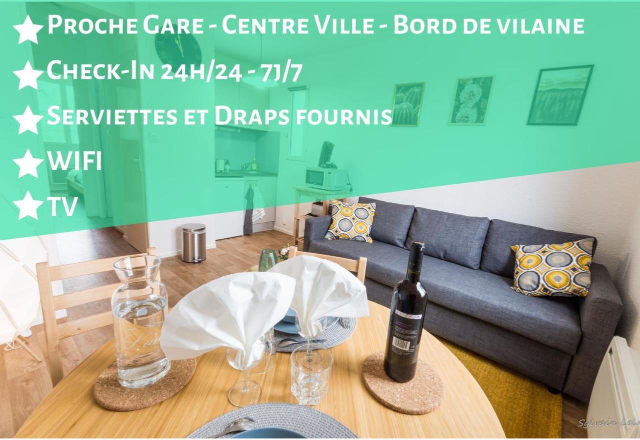 Appartement T2 - Proche Gare - Bord De Vilaine Ρεν Εξωτερικό φωτογραφία